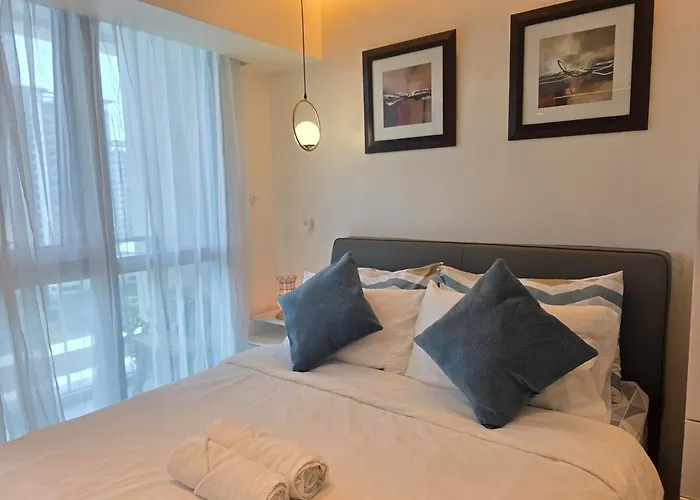 Bgc Uptown Parksuites Spacious Cosy Vibe One Bedroom Unit With Balcony And View Apartamento