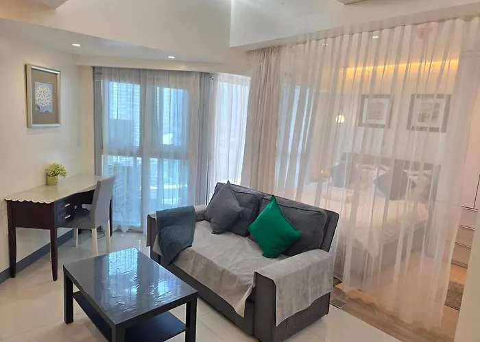 Bgc Uptown Parksuites Spacious Cosy Vibe One Bedroom Unit With Balcony And View * Manila