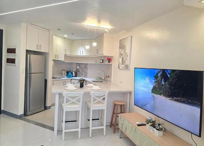 Bgc Uptown Parksuites Spacious Cosy Vibe One Bedroom Unit With Balcony And View